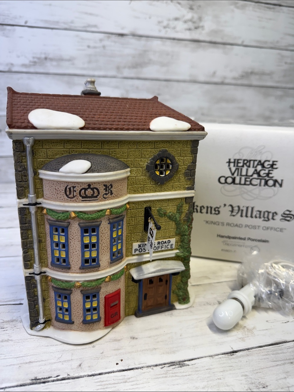 Dept 56 Dickens Village King’s Road Post Office Porcelain Collectible